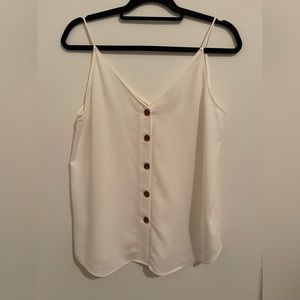 LOFT White Cami, size M